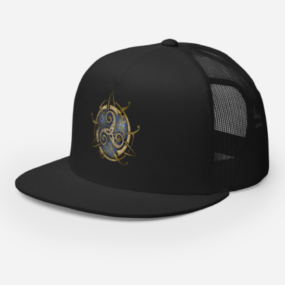 Casquette TRISKEL bleu Trucker – Image 5