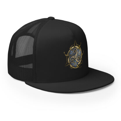 Casquette TRISKEL bleu Trucker – Image 3
