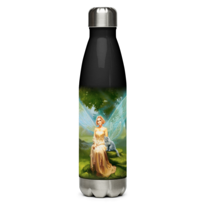 Gourde "MYSTICAT" fond noir V2
