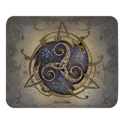 Tapis de souris Triskel bleu – Image 4