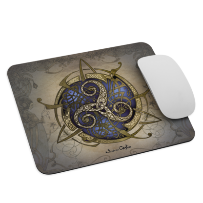 Tapis de souris Triskel bleu – Image 3