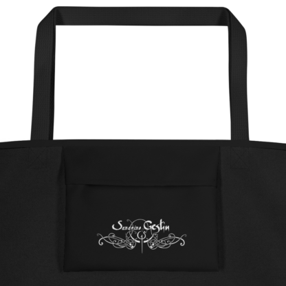 Tote bag noir TRISKEL bleu – Image 5
