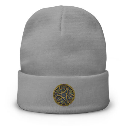 Bonnet brodé TRIBAL bleu – Image 5