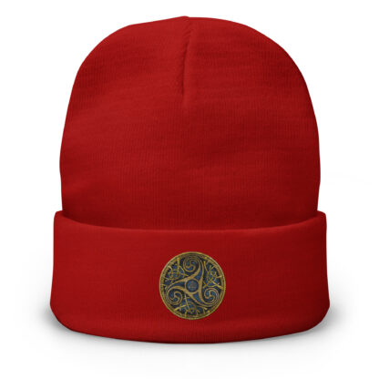 Bonnet brodé TRIBAL bleu – Image 3