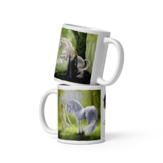 Mug Dames Licorne Bords Crénelés