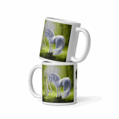 Mug Dame à la Licorne de Brocéliande – Image 4