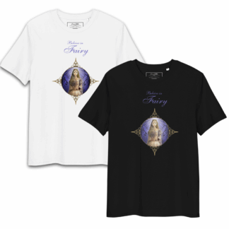 1 T-shirt "Beleive in Fairy" GUENIEVRE médaillon