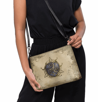 Sac en bandoulière TRISKEL bleu et Frises – Image 6
