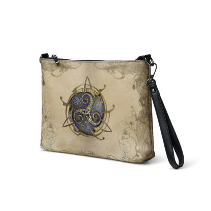 Sac en bandoulière TRISKEL bleu et Frises – Image 2