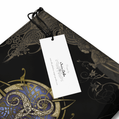 Sac en bandoulière TRISKEL bleu fond NOIR – Image 7