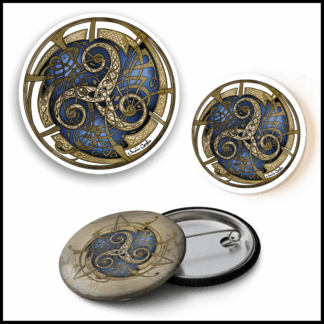 BADGE, MAGNET, STICKER