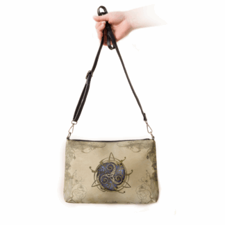 Sac en bandoulière TRISKEL bleu et Frises