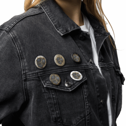 Set n°1 Badges 3 cm : TRISKEL bleu – Image 6