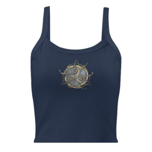 TOP Bleu marine : petit TRISKEL bleu