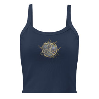 TOP Bleu marine : petit TRISKEL bleu
