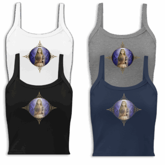 1 TOP GUENIÈVRE médaillon (NOIR, blanc ou bleu marine)